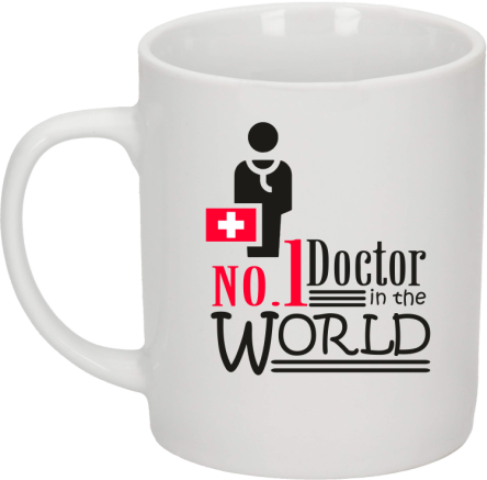 No1 Doctor in the world - Kubek ceramiczny