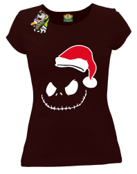 Halloween Santa Claus - koszulka damska brąz
