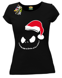 Halloween Santa Claus - koszulka damska czarny