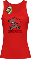 MISIOWELOVE - Top Damski red