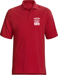 Niektórzy mówią do mnie po imieniu ale najważniejsi mówią do mnie TATO - Koszulka męska POLO red