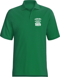 Niektórzy mówią do mnie po imieniu ale najważniejsi mówią do mnie TATO - Koszulka męska POLO zielony