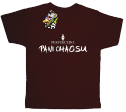 Perfekcyjna PANI CHAOSU - Koszulka dziecięca brąz 