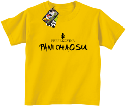 Perfekcyjna PANI CHAOSU - Koszulka dziecięca żółta 
