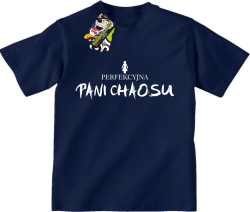 Perfekcyjna PANI CHAOSU - Koszulka dziecięca granat