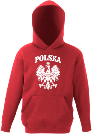 Polska - Bluza dziecięca z kapturem